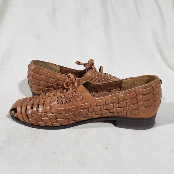SAM EDELMAN Rishel Woven Leather Loafers Size 8 - Picture 4 of 10